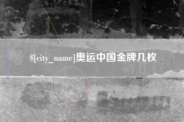 新泰奥运中国金牌几枚