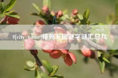 新泰排列五图谜字谜汇总九