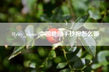 新泰中国地图手抄报怎么画