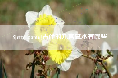 新泰古代的九宫算术有哪些