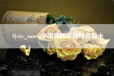新泰中国消防学院排名前十