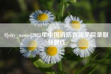新泰2021年中国消防救援学院录取分数线