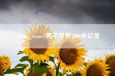 新泰男子世界5000米记录