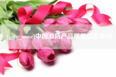 新泰中国消防产品质量信息查询