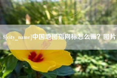 新泰中国地图指向标怎么画？图片
