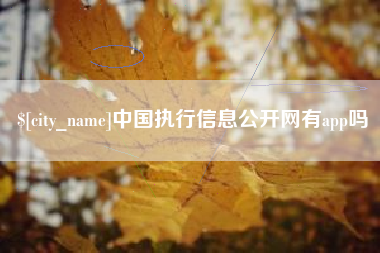 新泰中国执行信息公开网有app吗