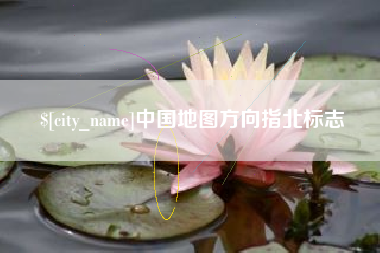 新泰中国地图方向指北标志