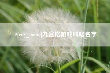 新泰九宫格游戏叫啥名字