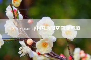 新泰中国地图空白版可填