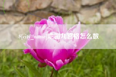 新泰地图九宫格怎么数