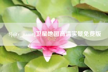 新泰卫星地图高清实景免费版
