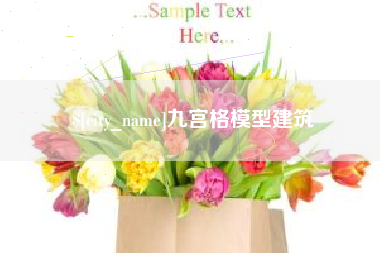 新泰九宫格模型建筑