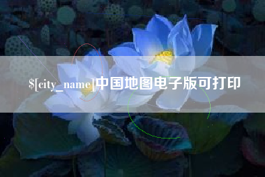 新泰中国地图电子版可打印