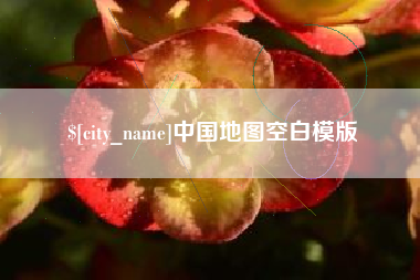 新泰中国地图空白模版