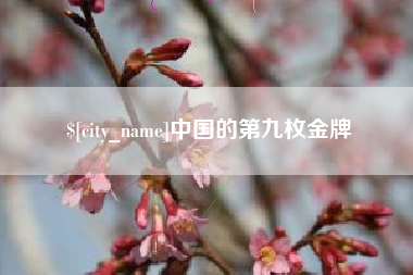 新泰中国的第九枚金牌