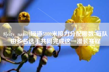 新泰短道5000米接力分配圈数-每队由多名选手共同完成这一漫长赛程