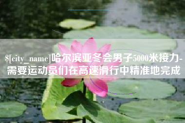 新泰哈尔滨亚冬会男子5000米接力-需要运动员们在高速滑行中精准地完成