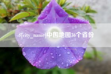 新泰中国地图36个省份