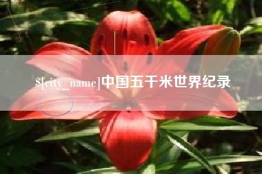 新泰中国五千米世界纪录