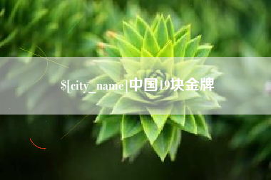 新泰中国19块金牌