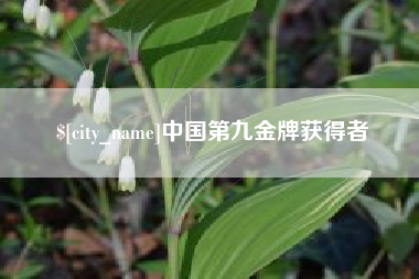 新泰中国第九金牌获得者