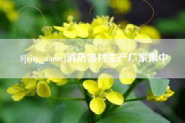 新泰消防器材生产厂家集中