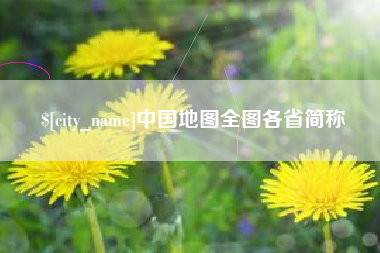 新泰中国地图全图各省简称