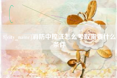 新泰消防中控证怎么考取需要什么条件