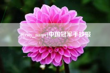 新泰中国冠军手抄报