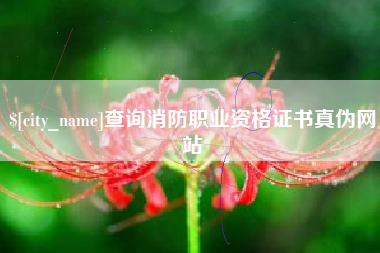 新泰查询消防职业资格证书真伪网站