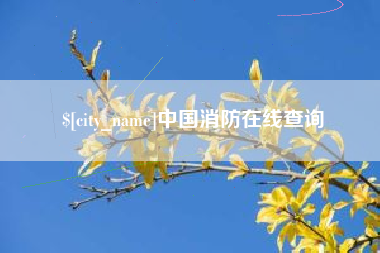 新泰中国消防在线查询